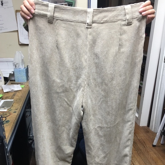 Topshop Corduroy Pants in Cream for Women - Picture 5 of 5